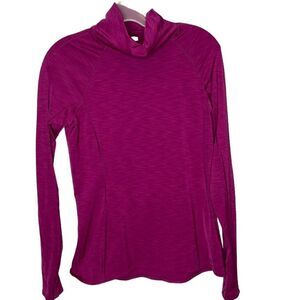 Under Armour Fuchsia Pink Cowl Neck Sweatshirt. Size Small.